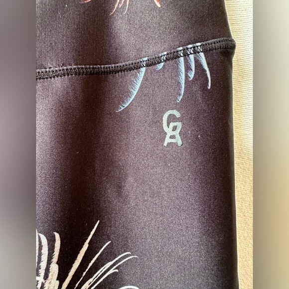 Good American Core Strength 7/8 Leggings Fireworks Black Size 2= Medium - Picture 6 of 8